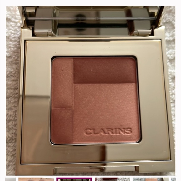 Clarins lot including eyeshadow, mini blush, eye shadow, lip colour - Picture 6 of 9